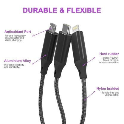 3-in-1 Multi Charging Cable