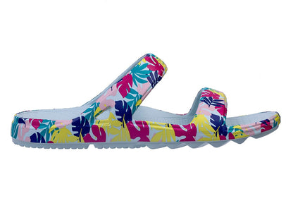 Fusion Slim Tropical Slide Sandals - Wide Width