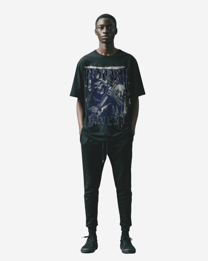 G West Hellish Chords Oversized T-Shirt Mens
