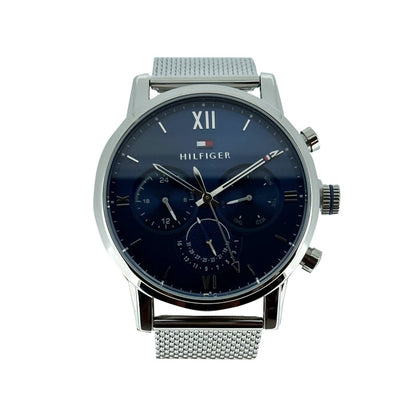 Tommy Hilfiger Men's Watch Silver Mesh Strap 1791881