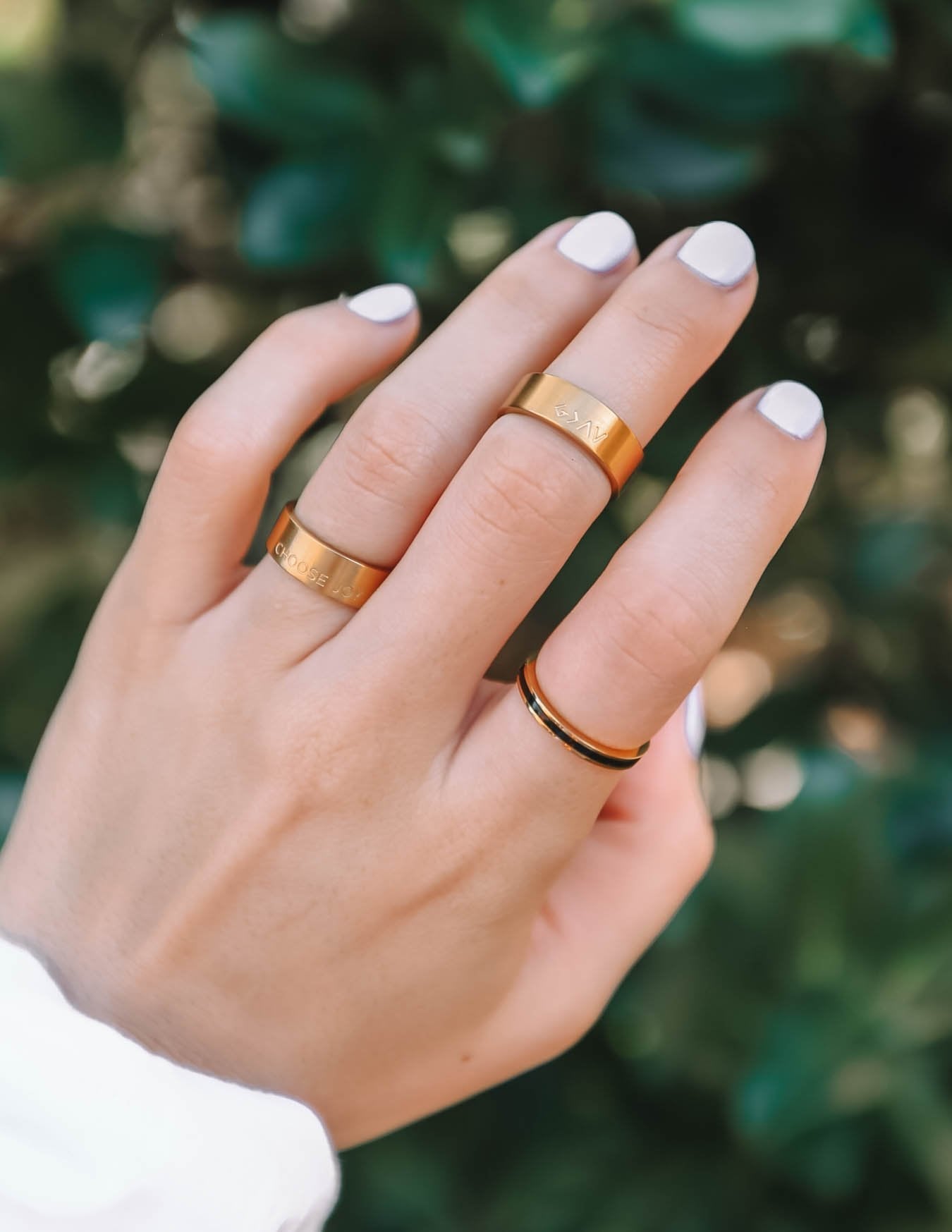 Elevated Faith Highs and Lows Matte Gold Ring