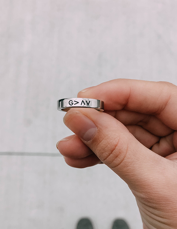 Elevated Faith Highs and Lows Ring