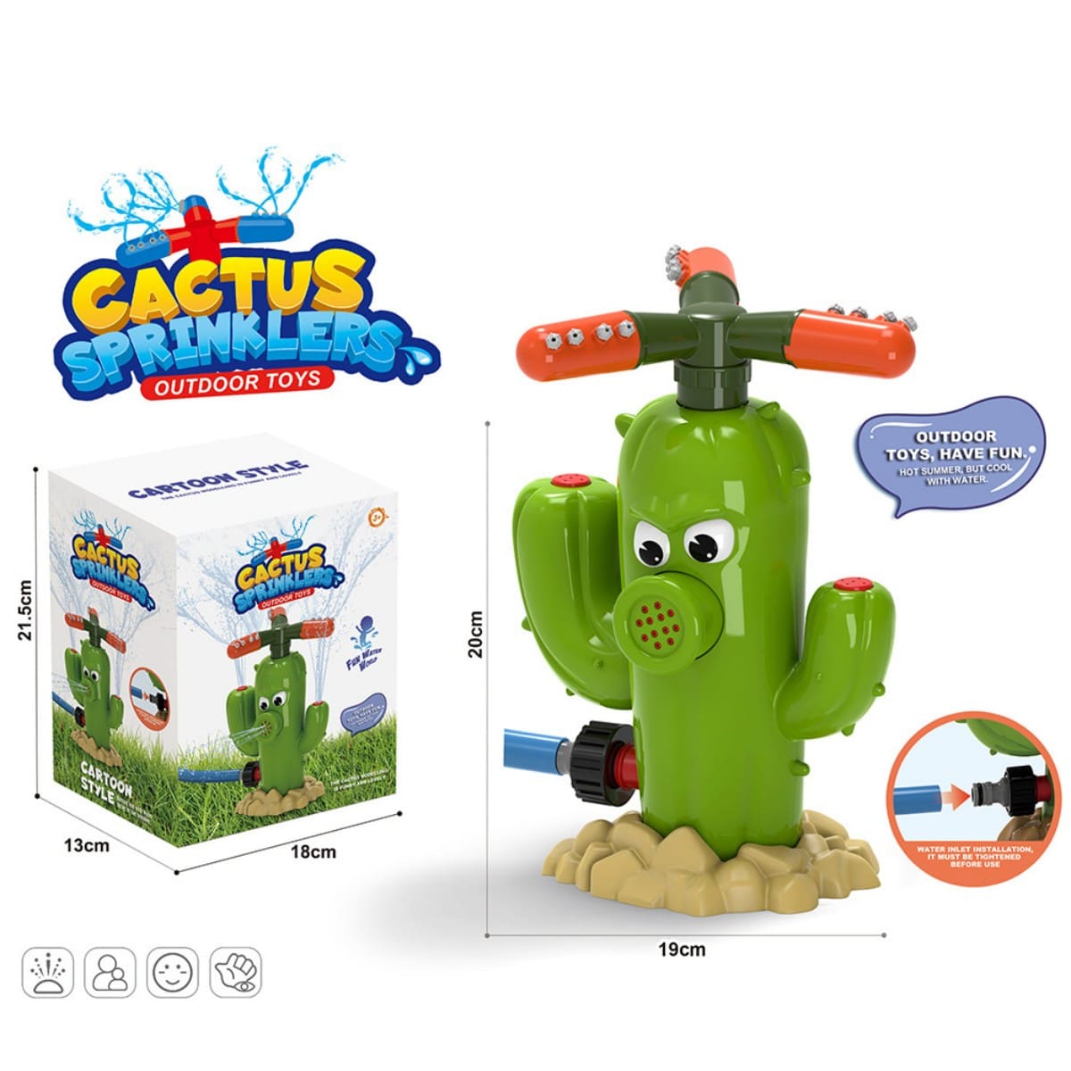 Cute Cartoon Outdoor Sprinkler Toy