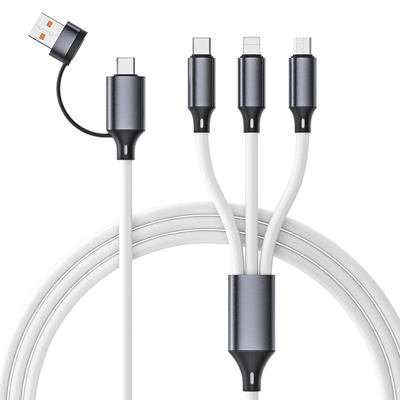 3P Experts Bold Dual 4 N 1 Charging Cable