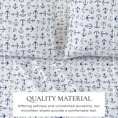 Coastal Printed Sheet Set - Newport Collection