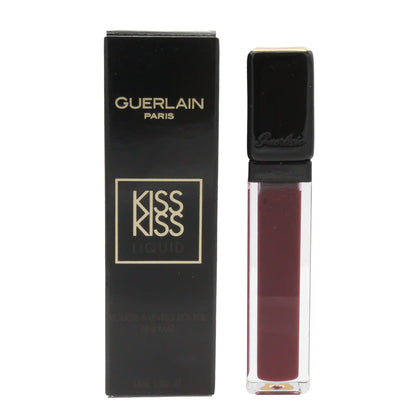 Guerlain Kiss Kiss Plum Liquid Lipstick L369 Tempting Matte