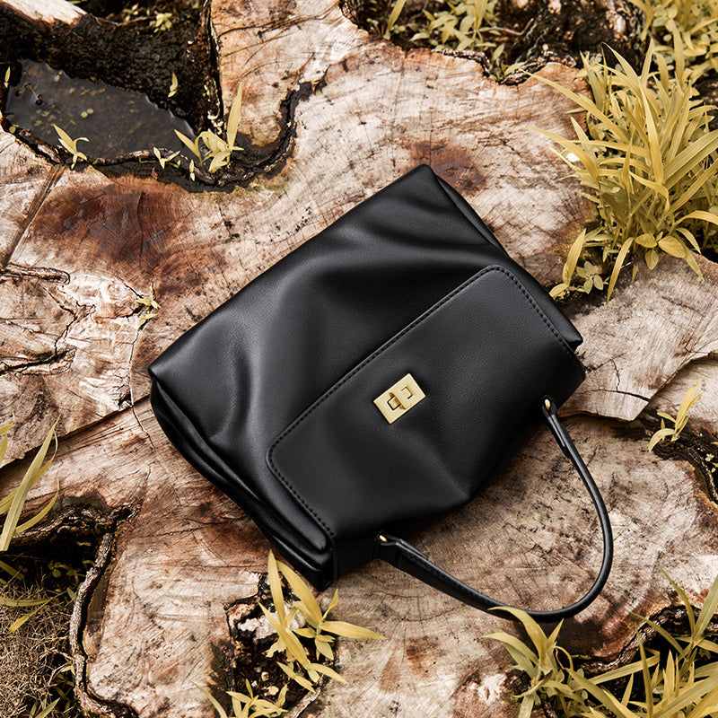 Elegant Leather Satchel Bag