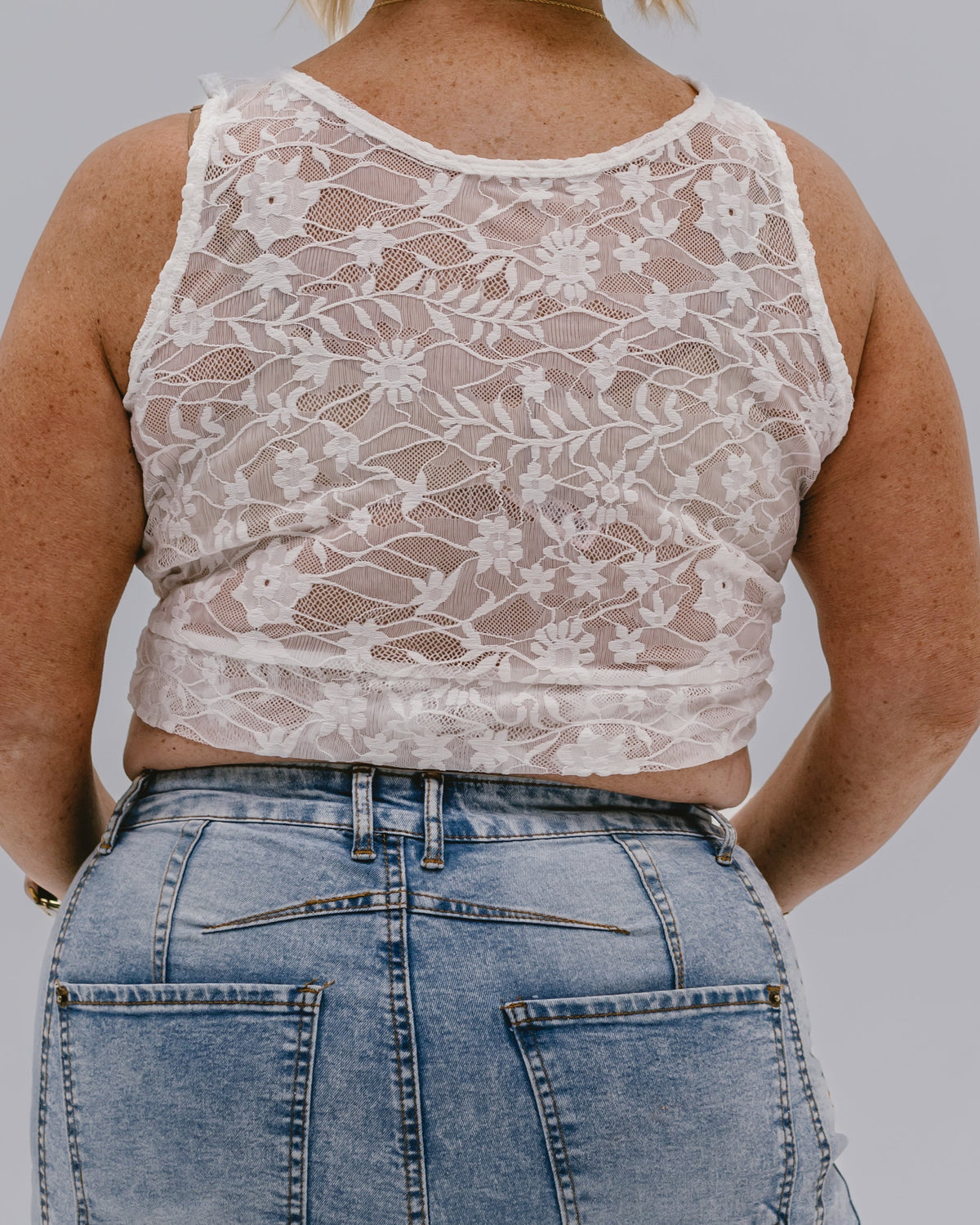 Full Lace Tank Halftee