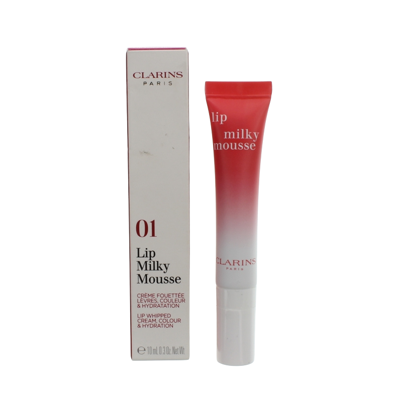Clarins Lip Milky Mousse Lipstick 01 Milky Strawberry
