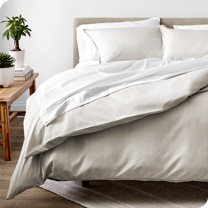 Bare Home Double Brushed Duvet Cover Set