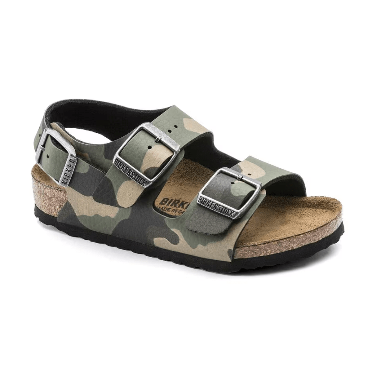 Birkenstock Milano Kids Birko-Flor Desert Soil Camo Khaki