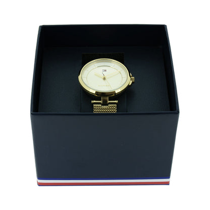 Tommy Hilfiger Ladies Watch Gold Mesh Strap 1782362
