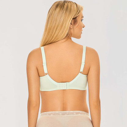 Floral Lace Wireless Minimizer Bra