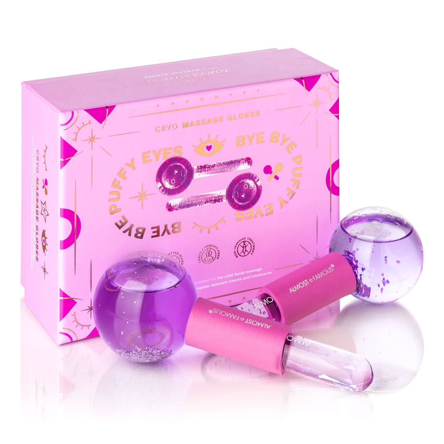 Almost Famous 2-Pack Cryo Facial Massage Globes