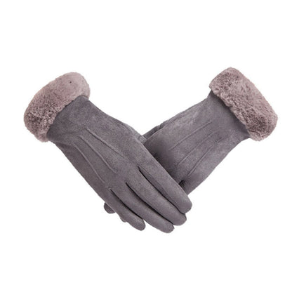 Clarissa Faux Suede Touch Gloves