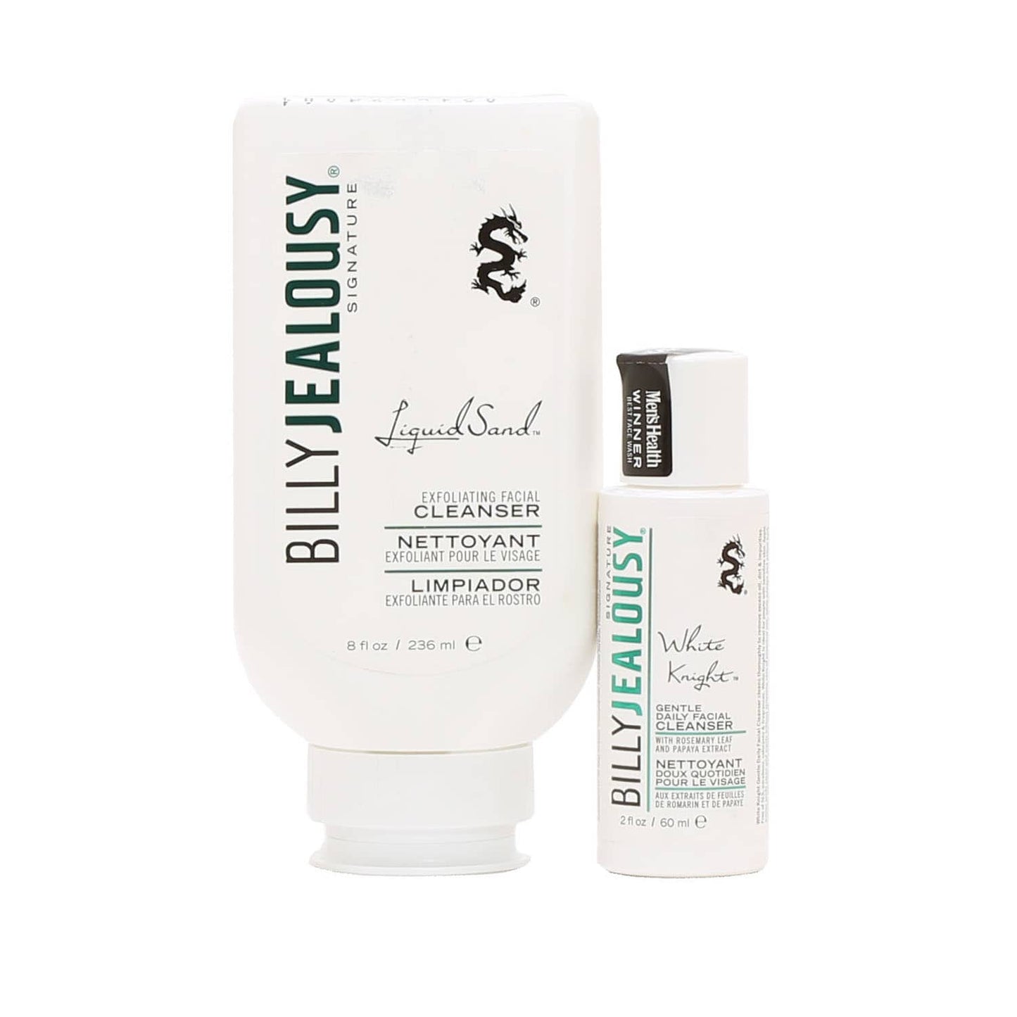 Billy Jealousy DUO Liquid Sand Exfoliator / White Knight Face Cleanser