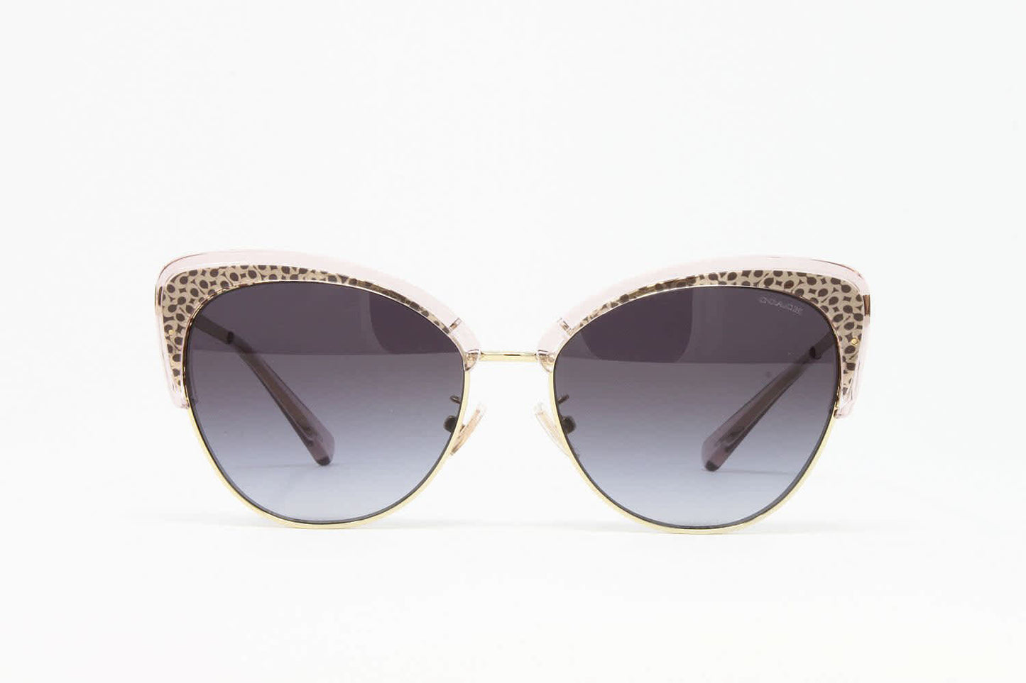 Coach Pink Light Gold Women's Cat Eye Sunglasses