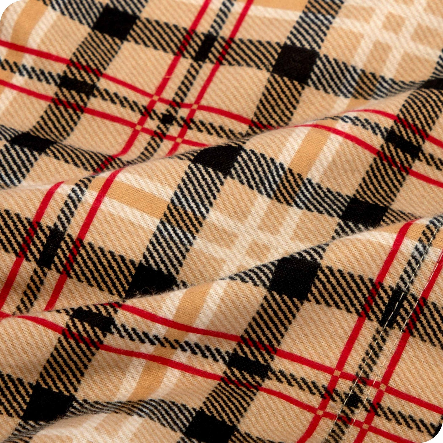 Bare Home  Double Brushed Cotton Flannel Sheet Set