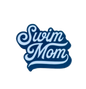 SSR Swim Mom Retro Script Sticker