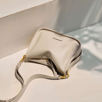 Classic Julie Leather Slouch Shoulder Bag