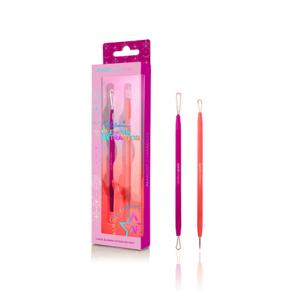 ALMOST FAMOUS - Precision Tweezer Duo (with Genuine Leather Case)