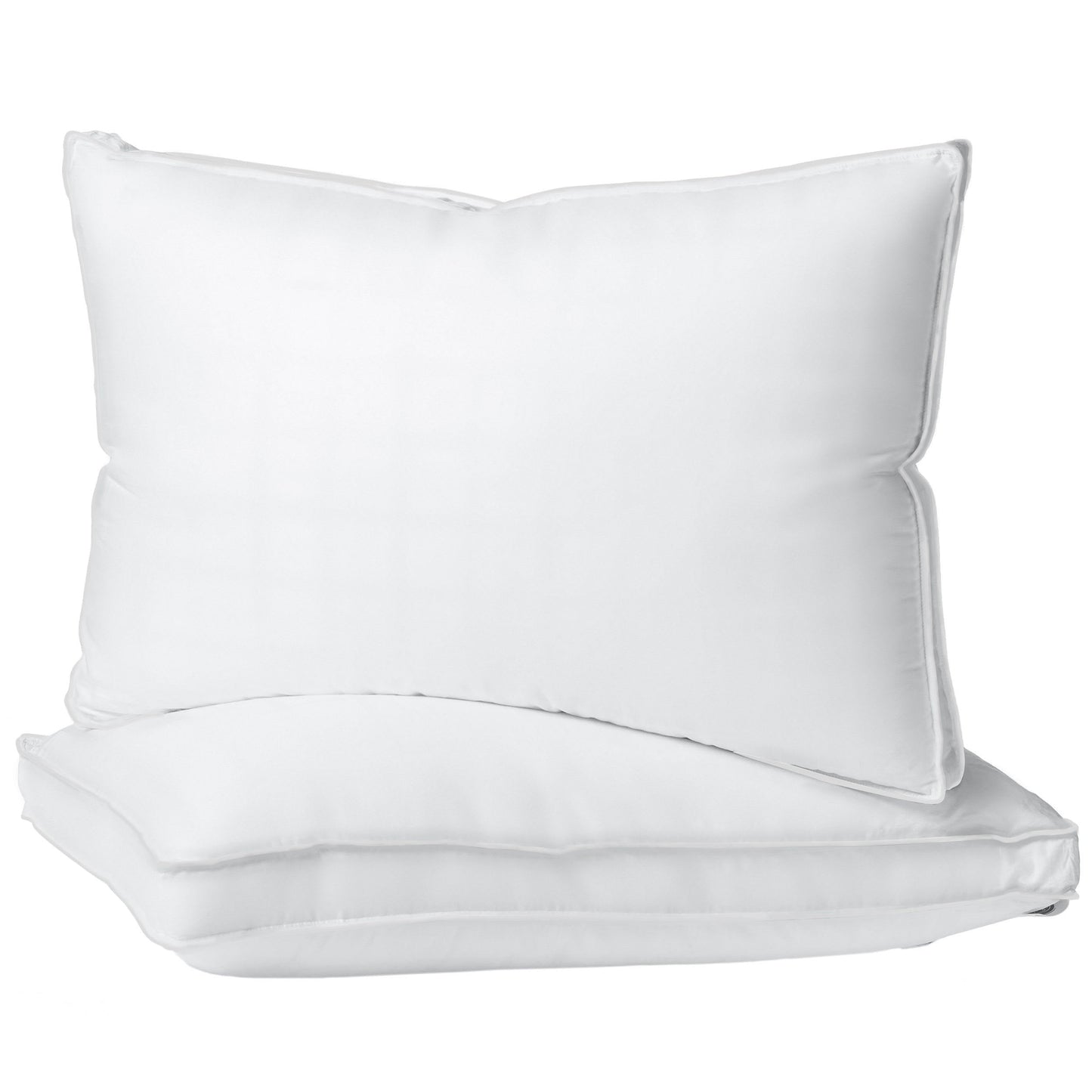 300 TC Cotton Gusseted Pillows – Supportive Down Alternative Bed Pillows