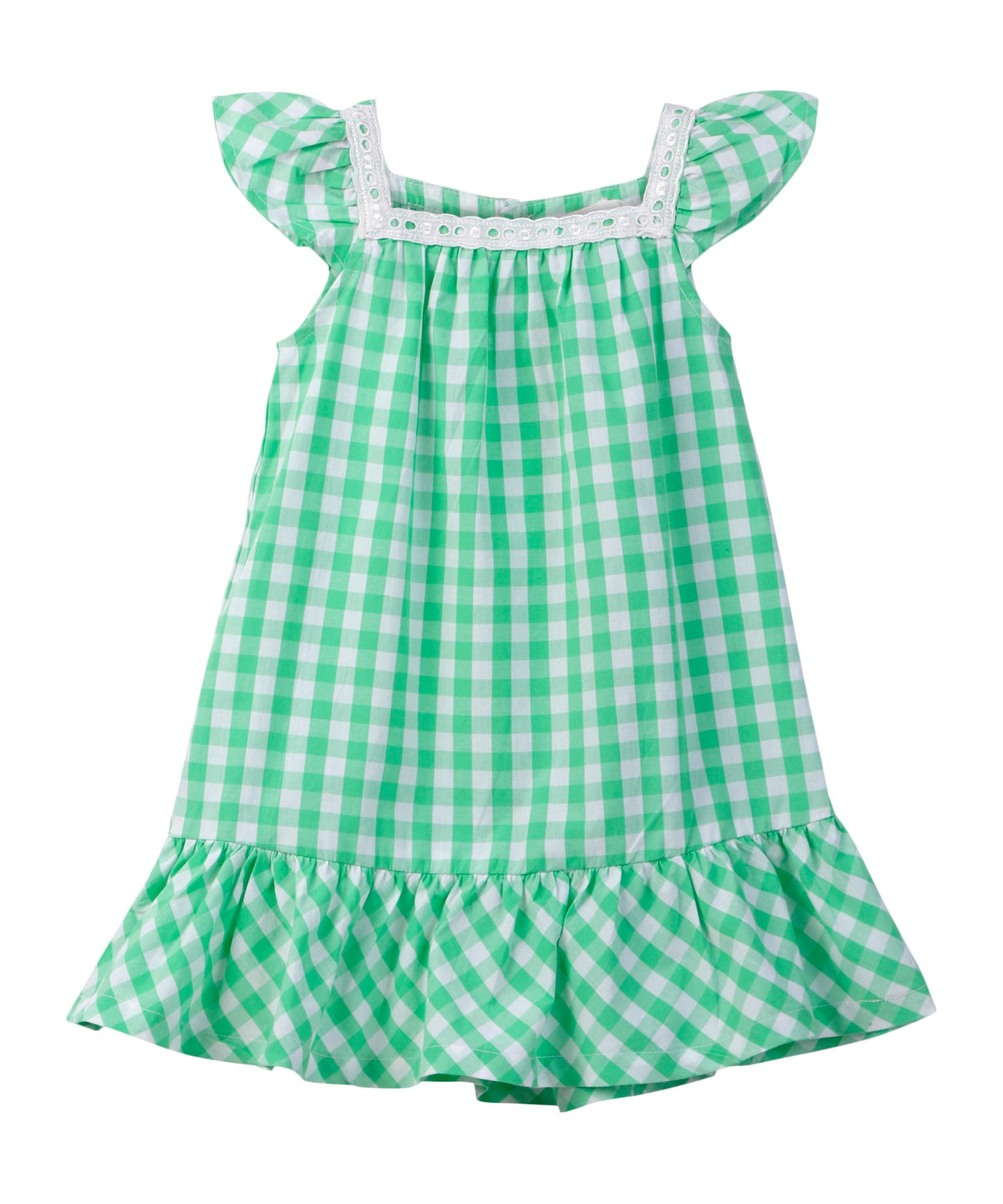 Beebay Y/d check lace detail dress