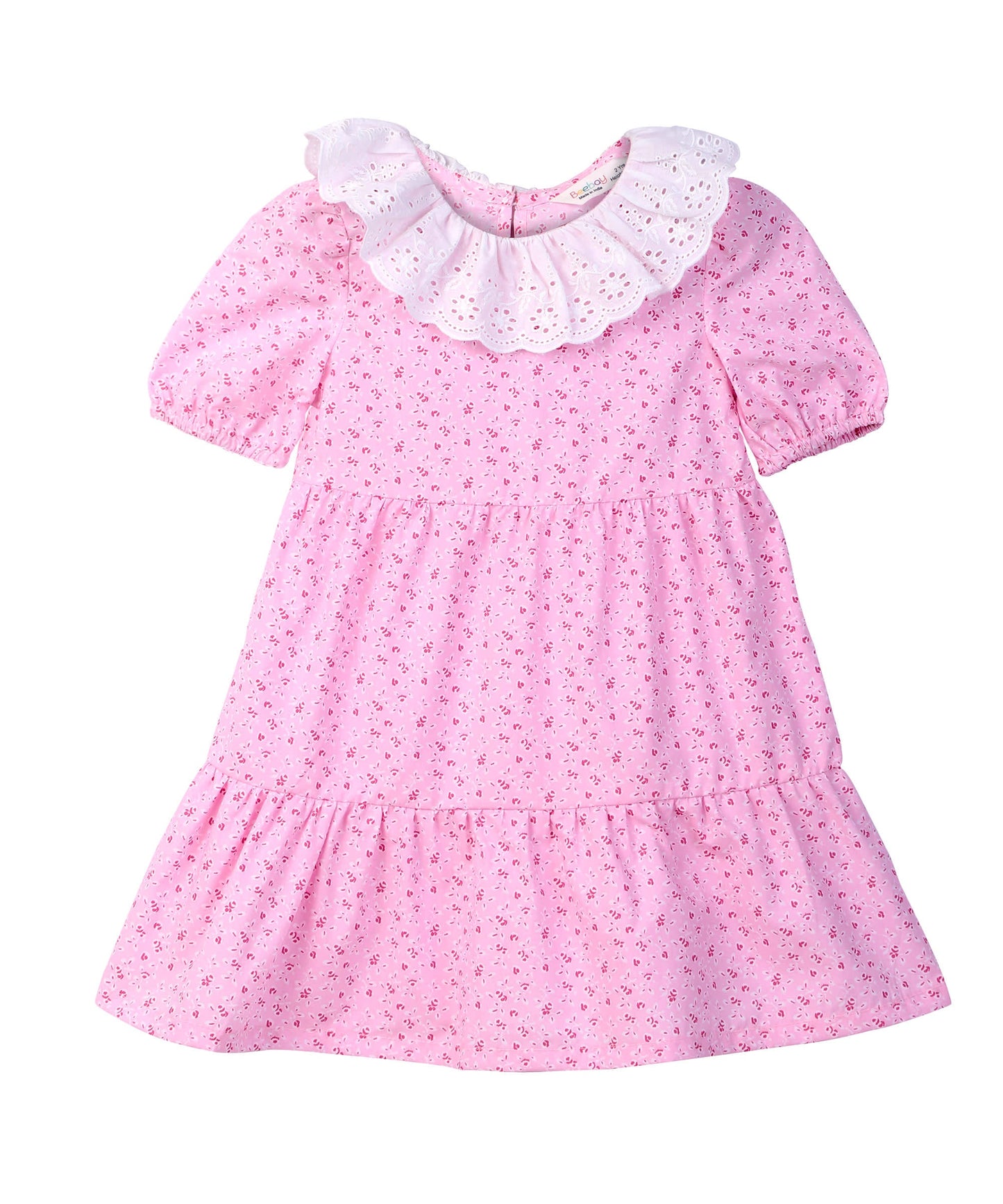 Beebay Frill Collar Printed Dress