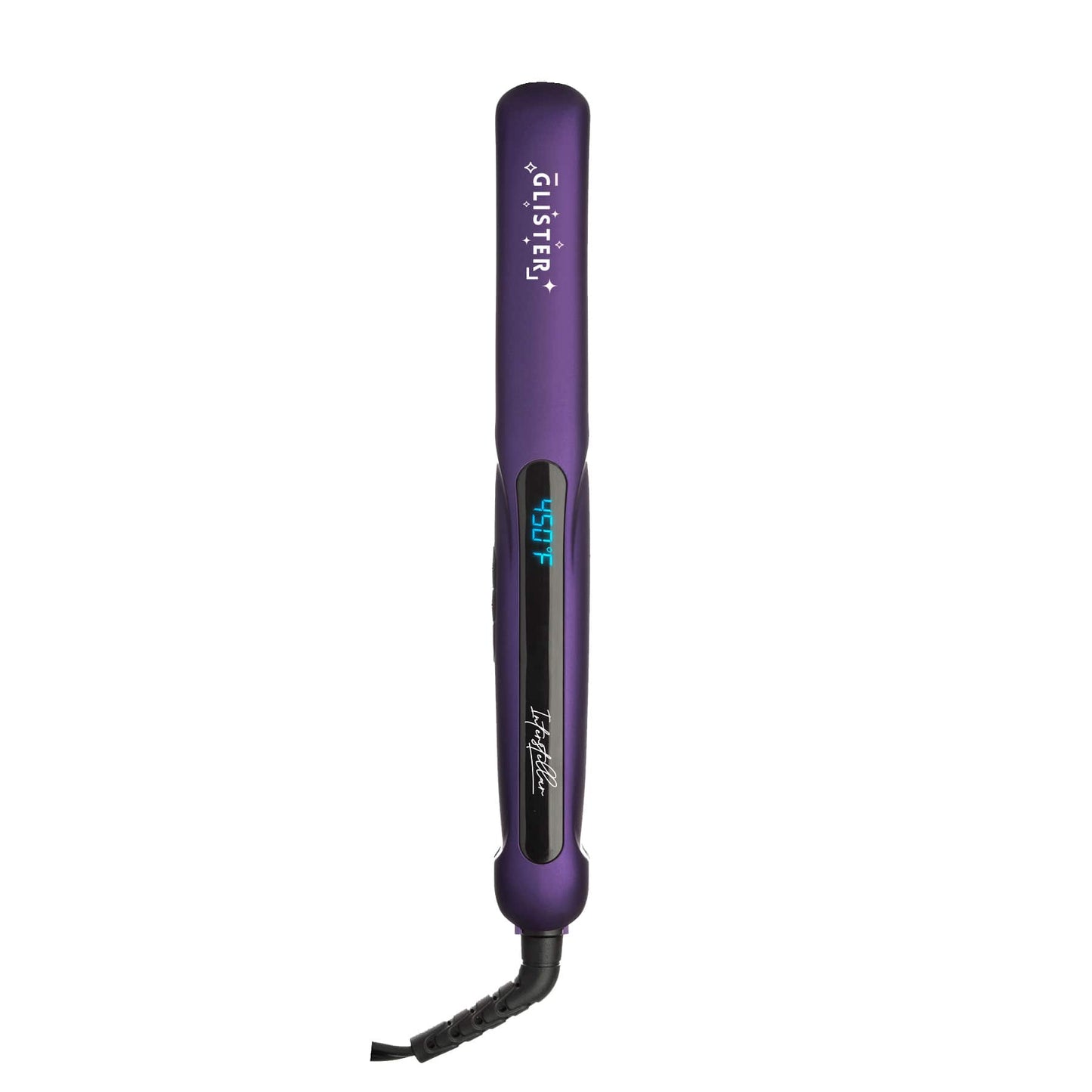 GLISTER - Interstellar 1.25” Digital Flat Iron Hair Straightener with Tourmaline Plates & Adjustable Temperature