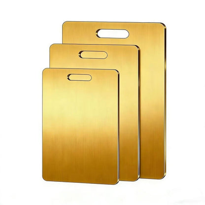 Gold Titanium Stainless Steel Chopping Board