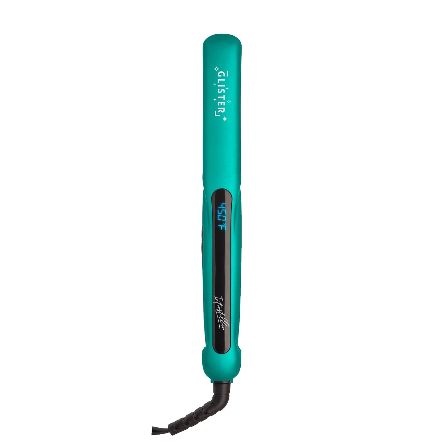 GLISTER - Interstellar 1.25” Digital Flat Iron Hair Straightener with Tourmaline Plates & Adjustable Temperature