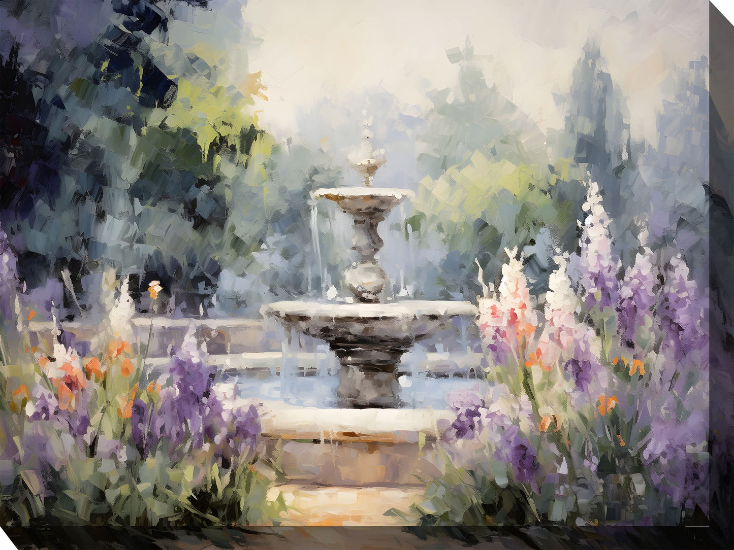 Floral Fountain All Weather Outdoor Art