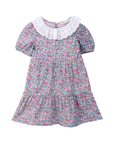 Beebay Ditsy Print Collar Dress