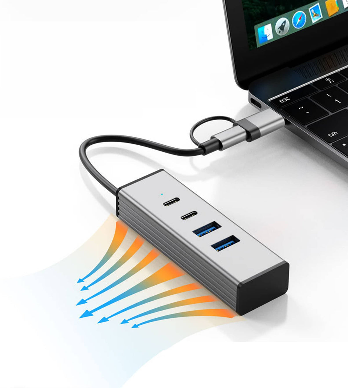 ETHOS | 4N1 USB-C SuperSpeed+ Hub