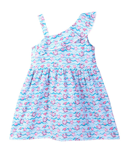 Beebay One Shoulder Ruffle Dress