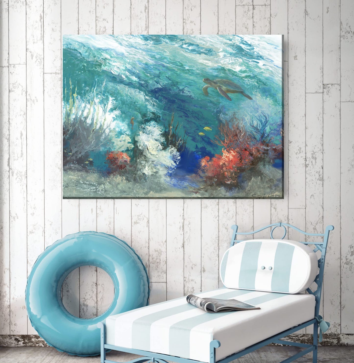 Coral Reef All Weather Outdoor Art