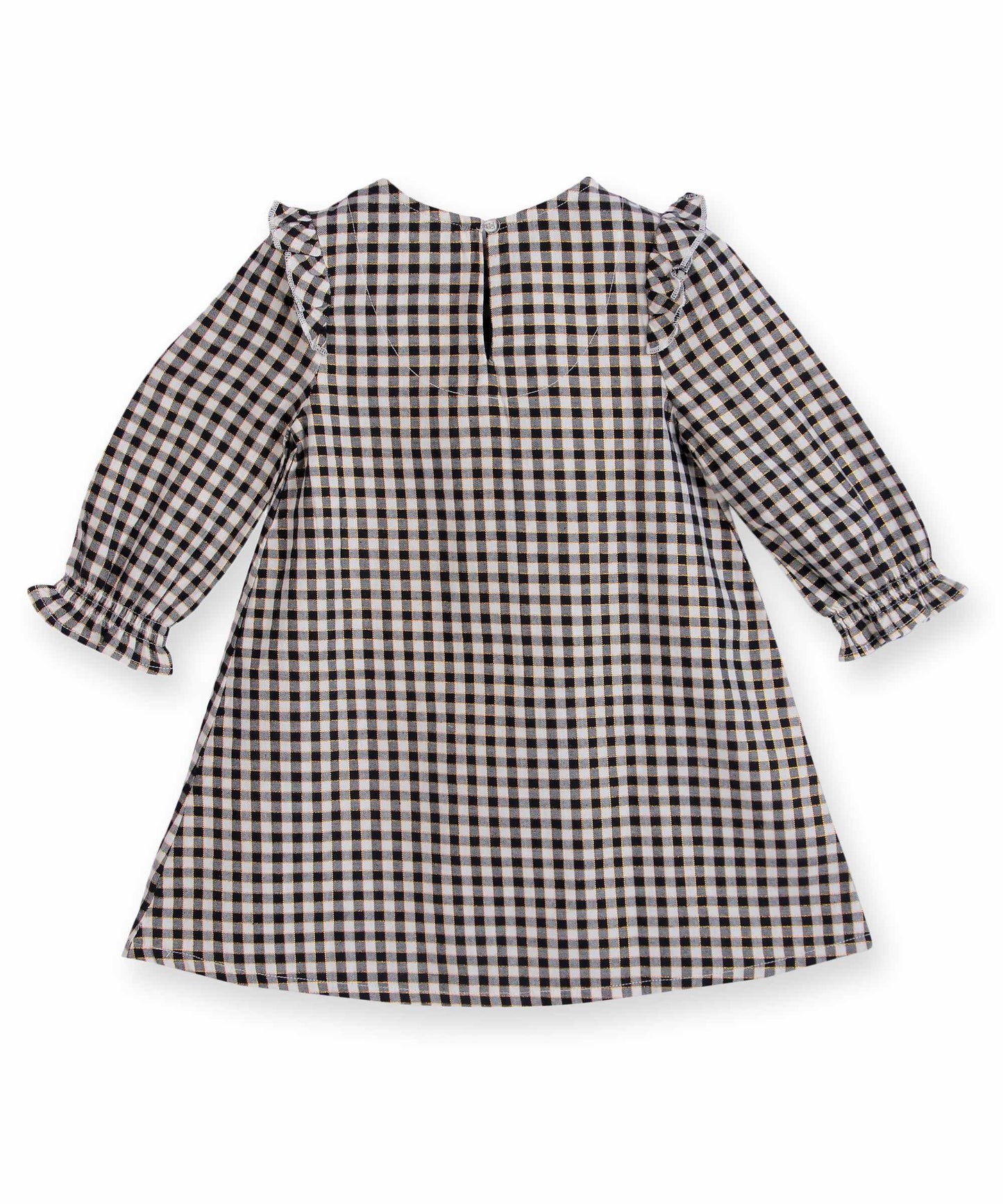 Beebay Yoke frill gingham dress