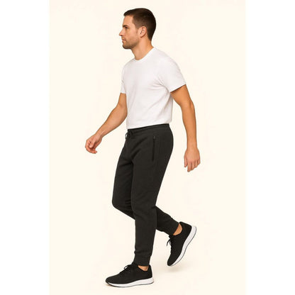 BenBen Mens 3 Pack Ultra Soft Fleece Zipper Pocket Jogger