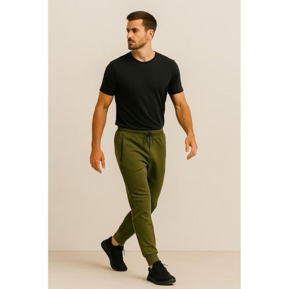 BenBen Mens 3 Pack Ultra Soft Fleece Zipper Pocket Jogger