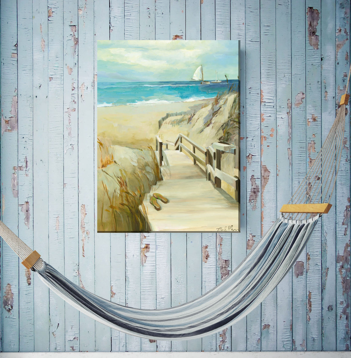 Barefoot Beach All Weather Outdoor Art