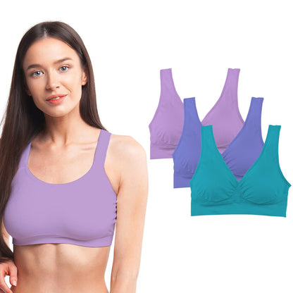 Extreme Fit 3 Pack Seamless Lightweight Comfort Bras