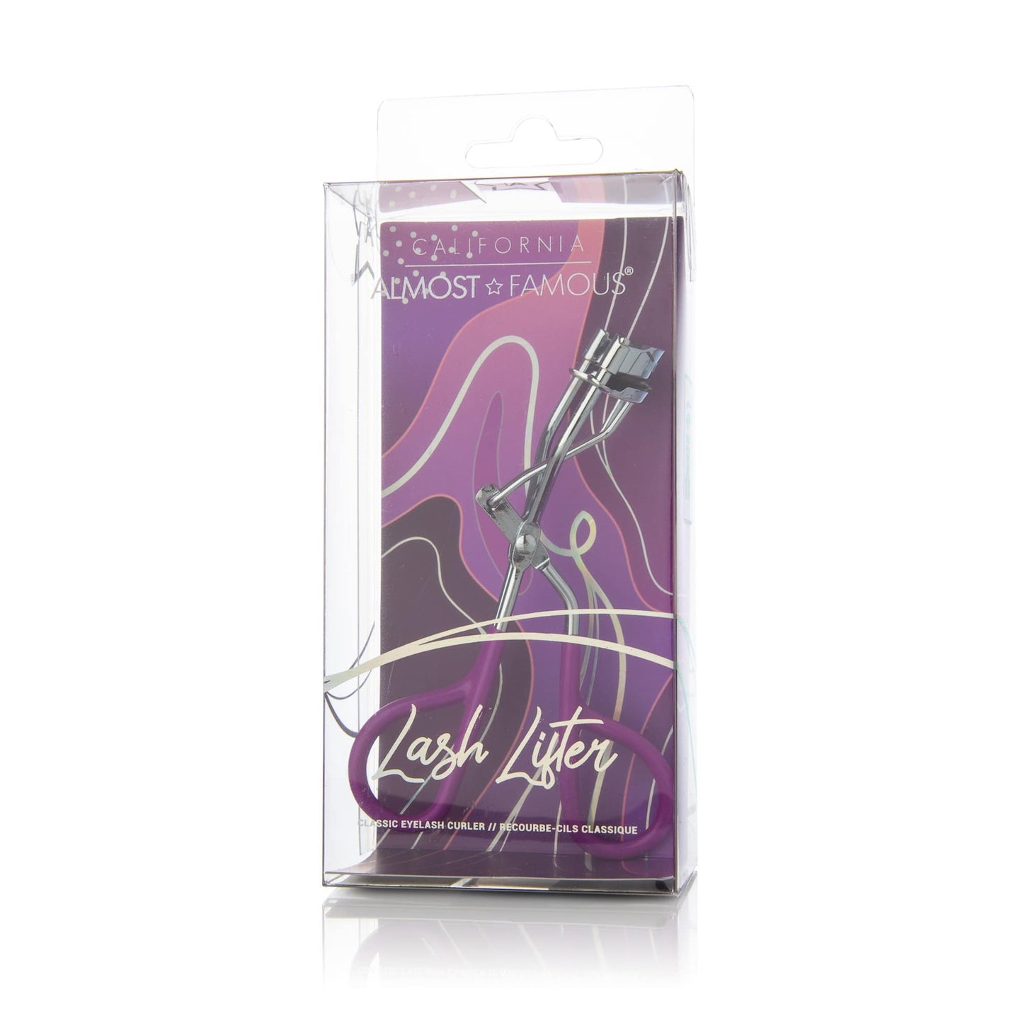 ALMOST FAMOUS - No Pinch Eyelash Curler – Chrome Lash Curler Tool for Natural Lift & Volume