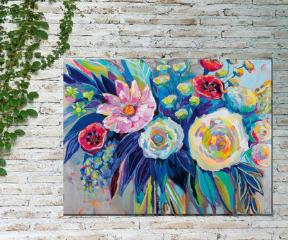 Floral Array  All Weather Outdoor Art