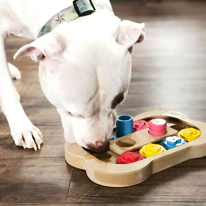 Brainiac Busy Bone Treat Dispensing Pet Toy