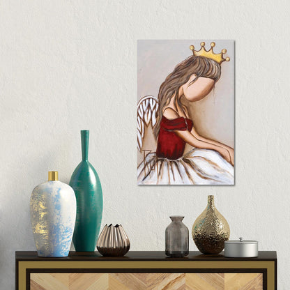 Gold Crown by Ruth's Angels - Canvas Gallery Wrap