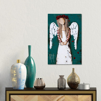 Feathery by Ruth's Angels - Canvas Gallery Wrap