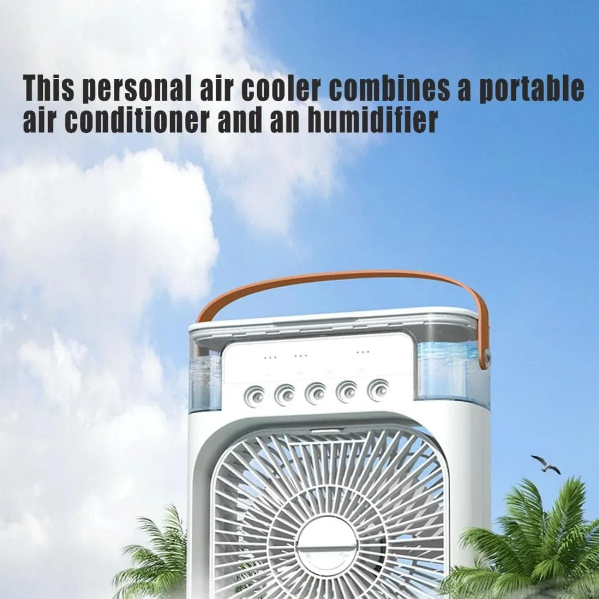 5-Hole Misting Circulator Fan