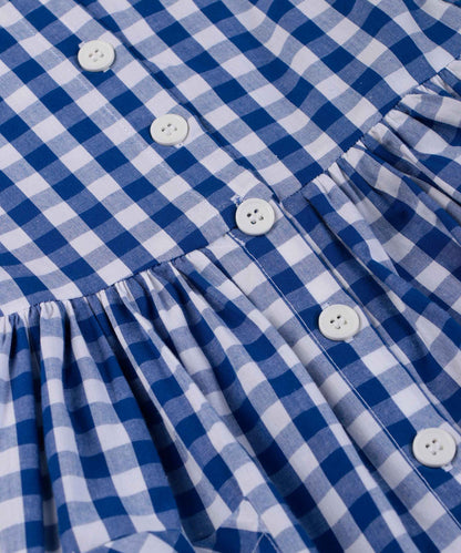 Beebay Y/d check button through dress