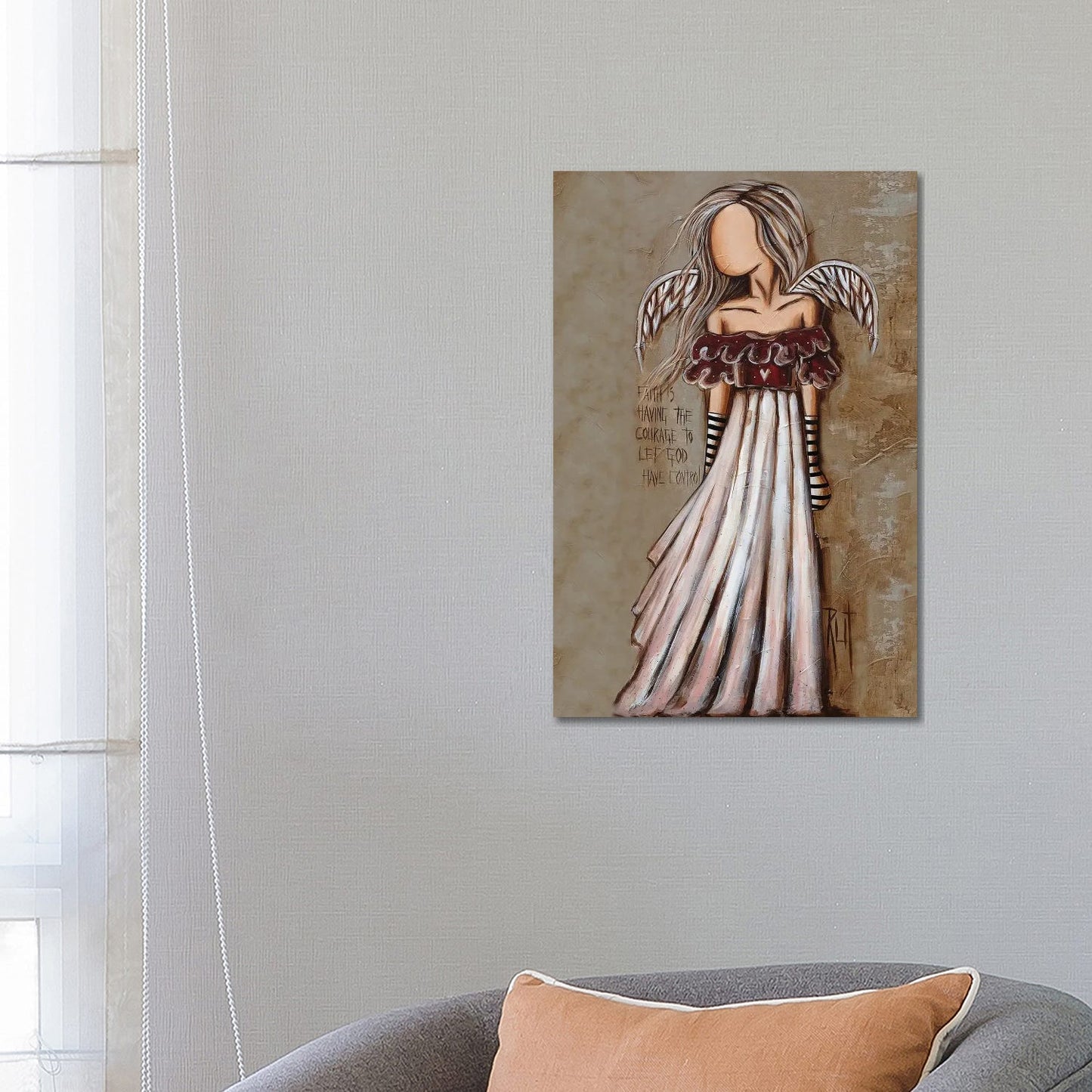 Courage by Ruth's Angels - Canvas Gallery Wrap