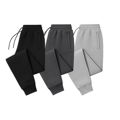 BenBen Mens 3 Pack Ultra Soft Basic Fleece Jogger